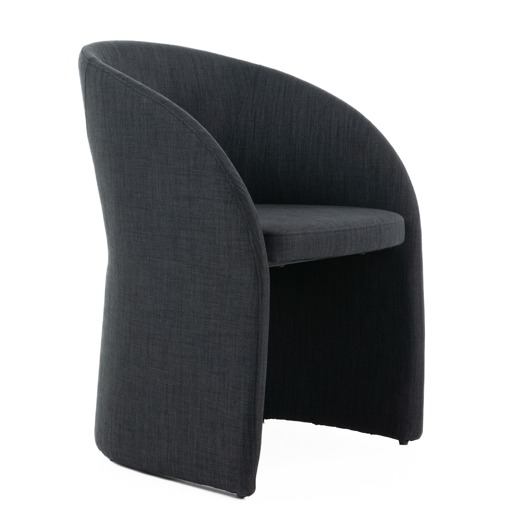 Modrest Brea Modern Charcoal Fabric Dining Chair