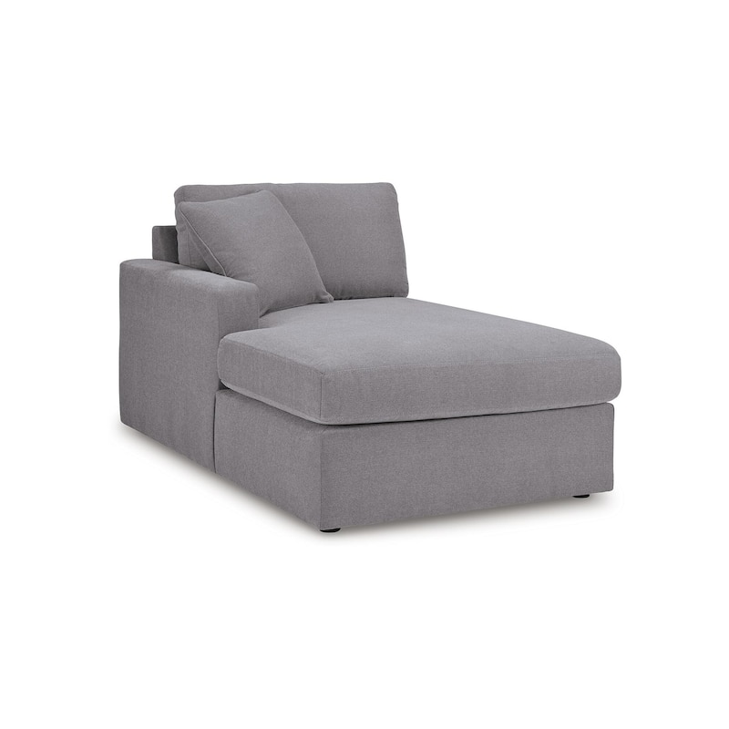 Signature Design by Ashley Modmax 4-Piece Sectional with Chaise and Audio Console - 126"W x 68"D x 36"H