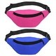 preview thumbnail 1 of 8, 80s Fanny Pack for Women 2 Pack Waist Bag 90s Fanny Pack