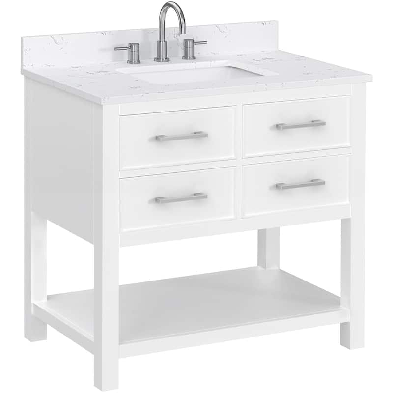 Avanity BROOKS-VS37-E Brooks 37" Free Standing Single Basin Vanity Set