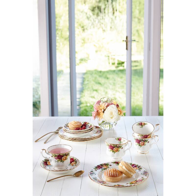 Royal Albert Old Country Roses Tea Entertaining, 12 Piece Set