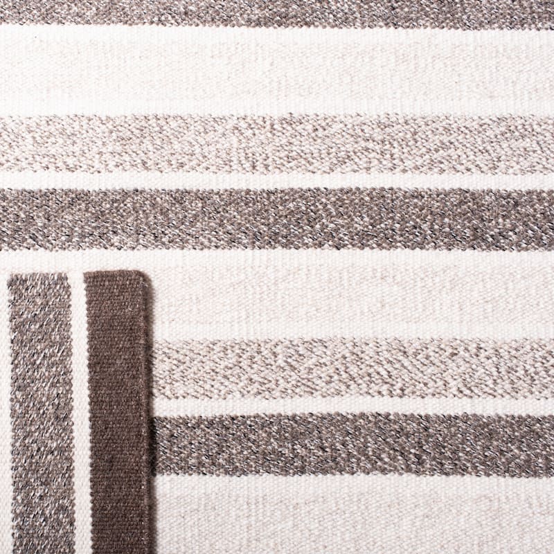 SAFAVIEH Handmade Kilim Bruneta Stripe Flatweave Wool Rug