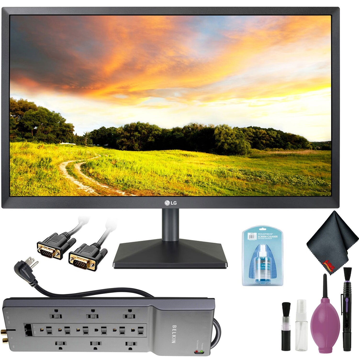 Shop Lg 22 16 9 Monitor Cleaning Kit Surge Protector Vga