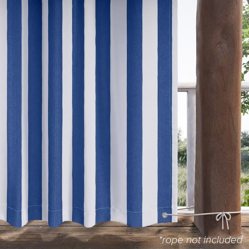 Stripe Outdoor UV Protected Privacy Tab Top Panel