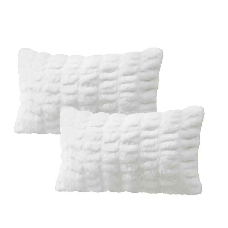 Serenta Shar Pei FauxFur 2 Piece Pillow Shell Set, NO INSERT