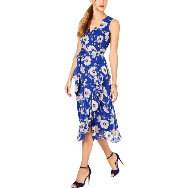 jessica howard sleeveless floral maxi dress