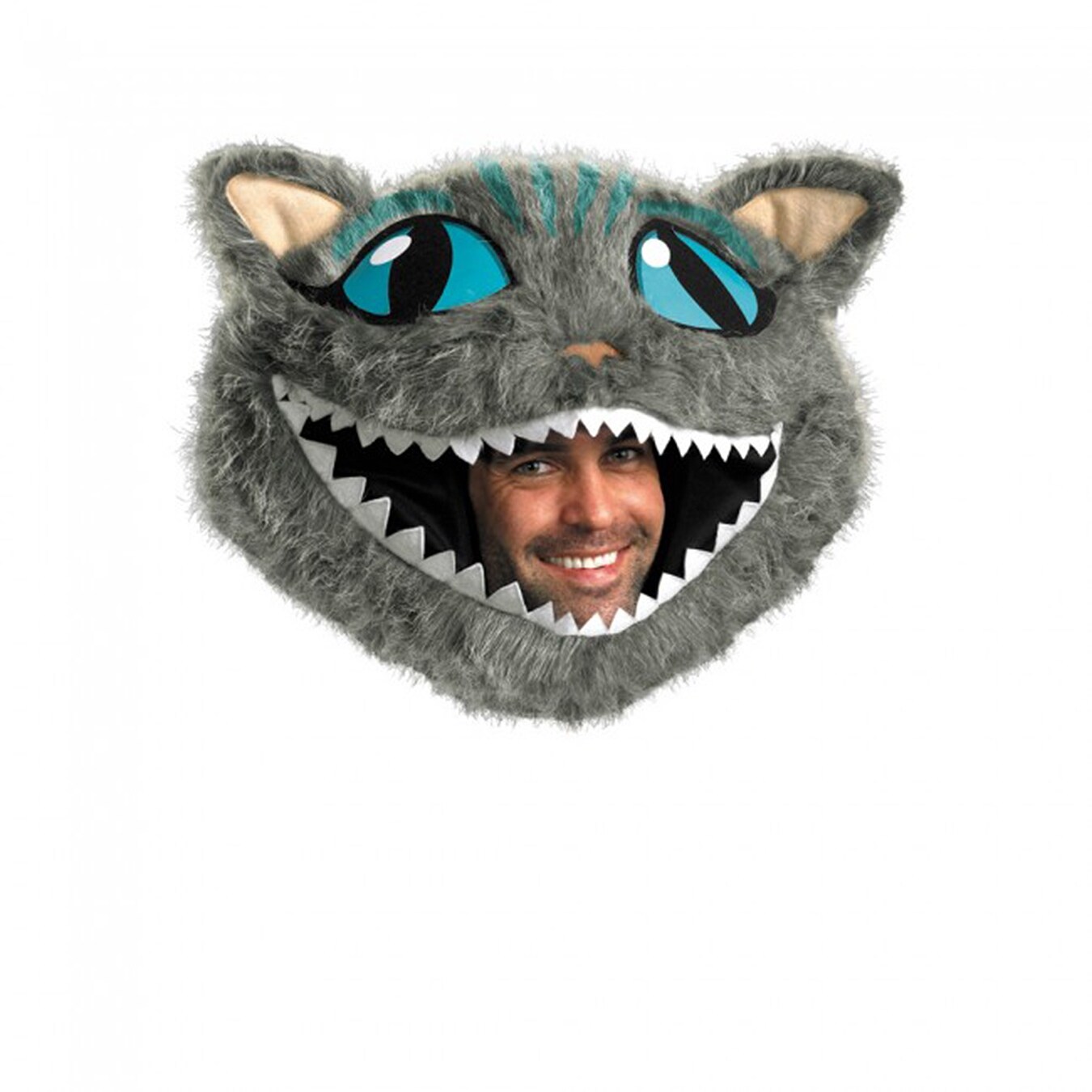 Shop Disney Alice In Wonderland Cheshire Cat Costume Headpiece Adult Grey Overstock 13675625