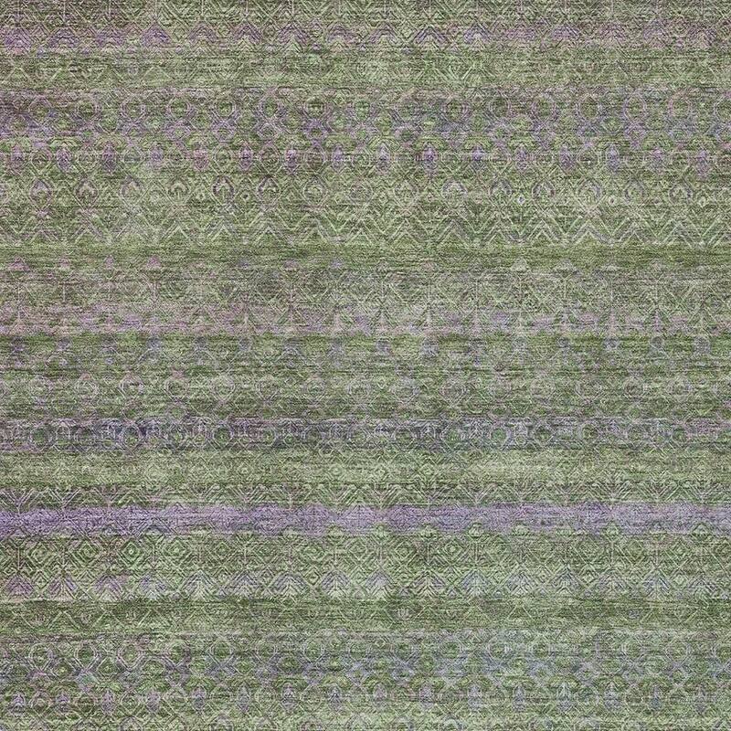 HomeRoots Striped Transitional Rectangle Outdoor Rug