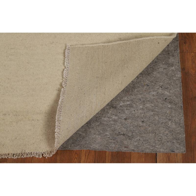 Contemporary Gabbeh Oriental Area Rug Hand-Knotted Wool Carpet - 6'5"x 9'7"