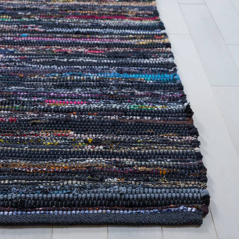 SAFAVIEH Handmade Rag Rug Abagail Casual Stripe Cotton Rug