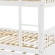 preview thumbnail 11 of 54, Full Over Full Bunk Bed with Trundle, Convertible to 2 Full Size Platform Bed
