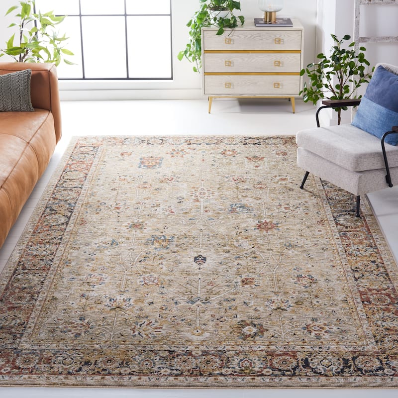 SAFAVIEH Silverado Viva Vintage Oriental Rug - 5' x 8' - Beige/Rust