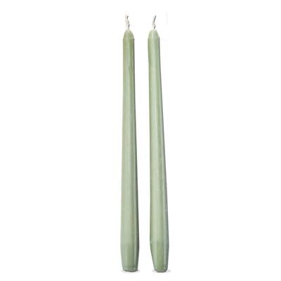 Bayberry 10" Light Green Taper Candle - 4 Hour Burn Time, Perfect for Everyday Use, Wax Candle, 10" H x 0.81" W