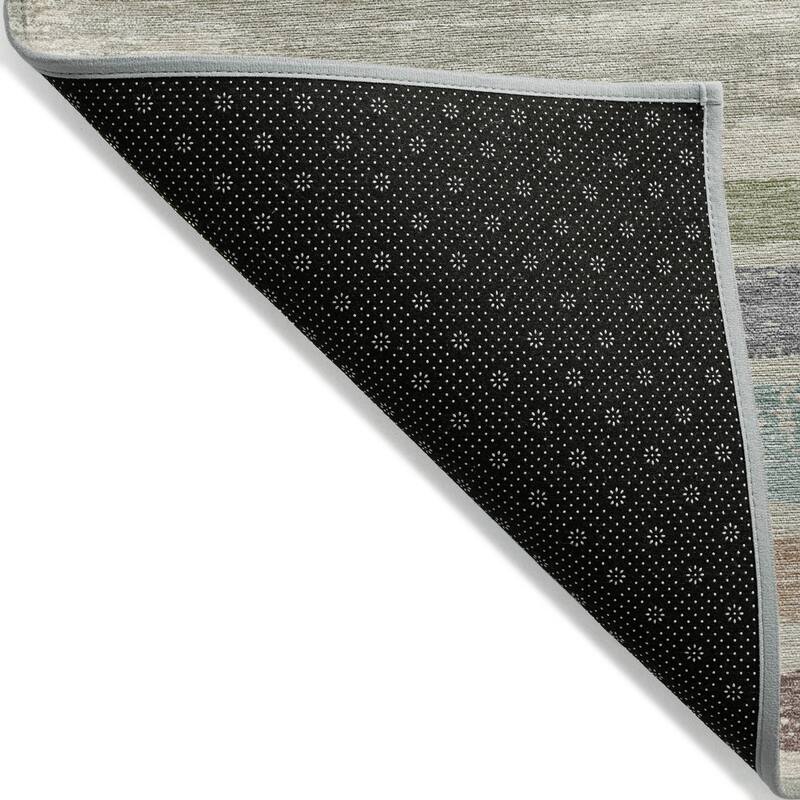 Machine Washable Indoor/ Outdoor Chantille Stripe Rug