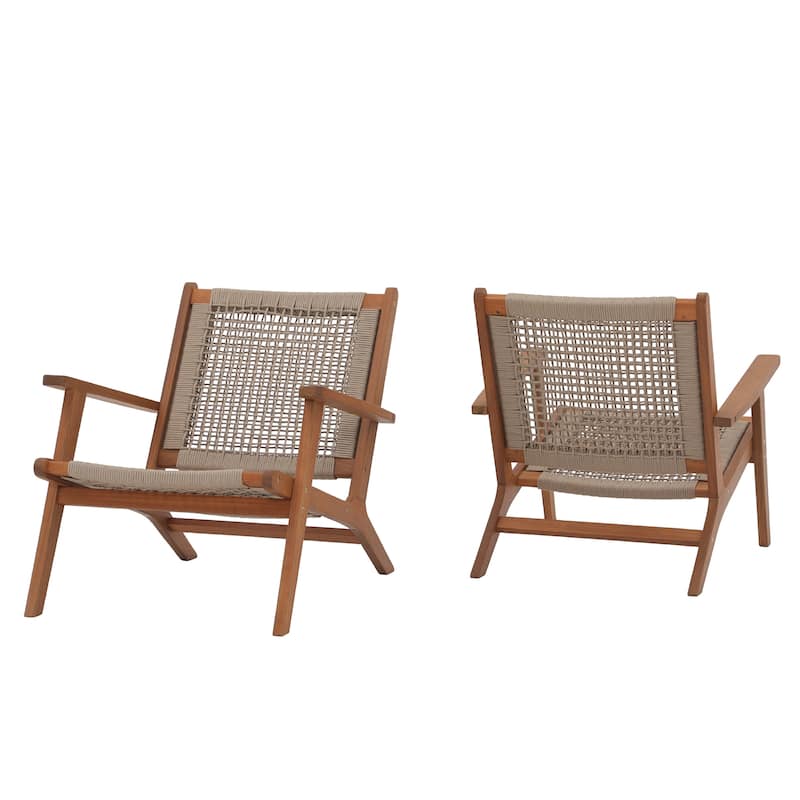 Outdoor 2 pieces Acacia Wood Chair