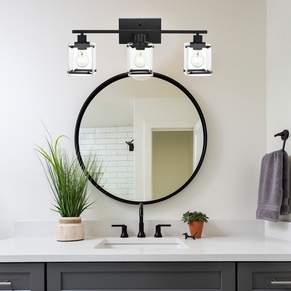 Bathroom vanity light matte black cheap