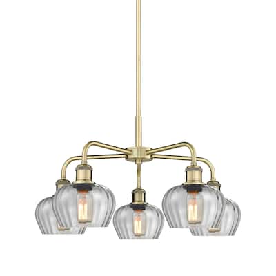 Innovations Lighting 516-5CR-14-25 Fenton Chandelier Fenton 5 Light