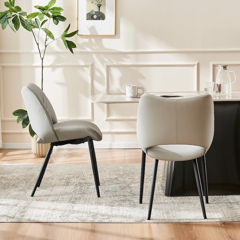 Modern Dining Kitchen Chairs Set of 2 Loads up to 300lbs
