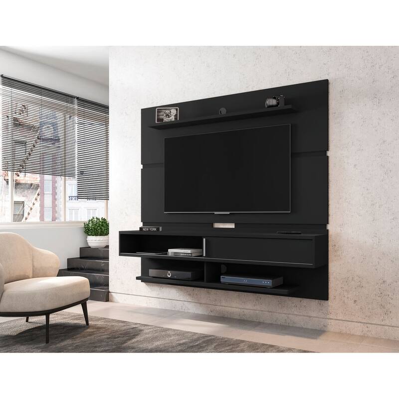 Carbon Loft McNeil Floating Entertainment Center with Shelves
