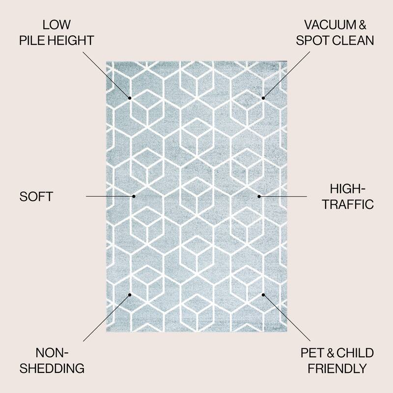 JONATHAN Y Cole Blocks Modern Geometric Area Rug
