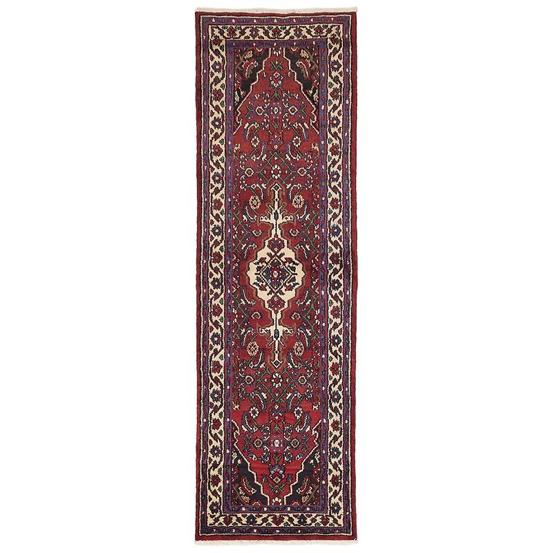 ECARPETGALLERY Hand-knotted Anadol Red Wool Rug - 2'9 x 9'2