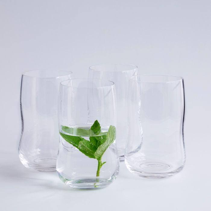 Holmegaard Future Tumbler, Clear, 4 pcs. - 12.5 oz