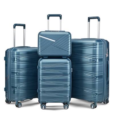 Luggage Sets 4 Piece with Spinner Wheel, Hardside Suitcase Set with TSA Lock, Expandable Luggage for Men and Women Travel