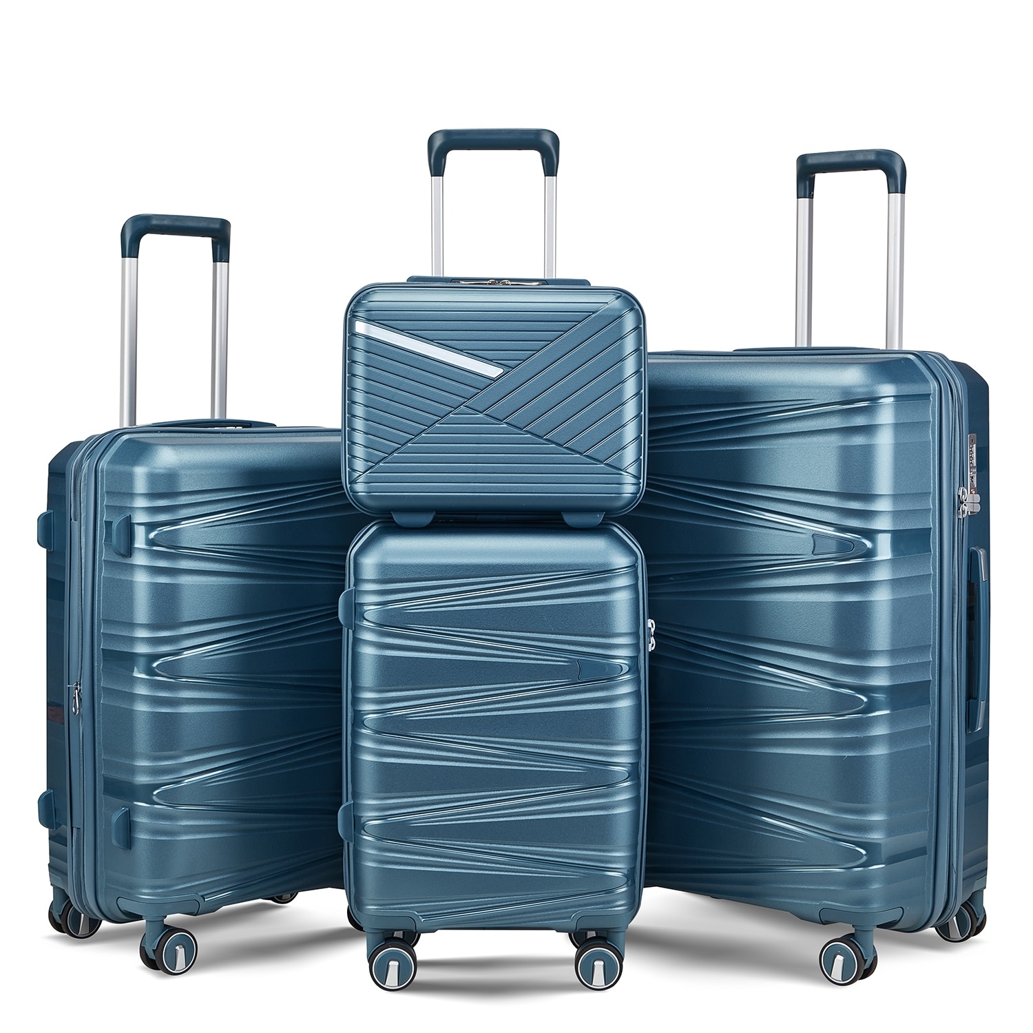 Peacock luggage set clearance