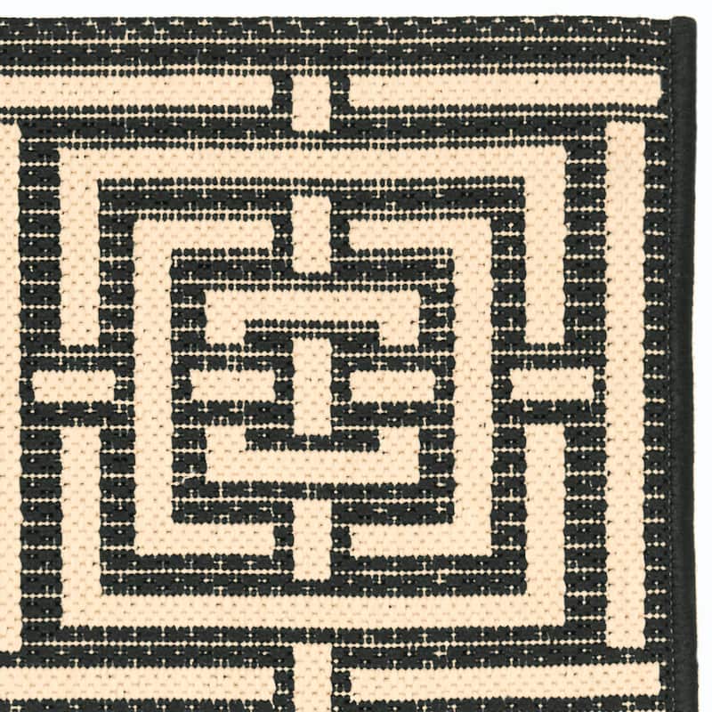 SAFAVIEH Courtyard Ginger Indoor/ Outdoor Waterproof Patio Backyard Rug