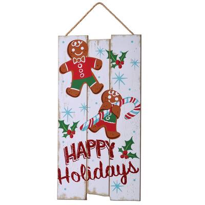 18" Holiday Wall Sign - 18 in
