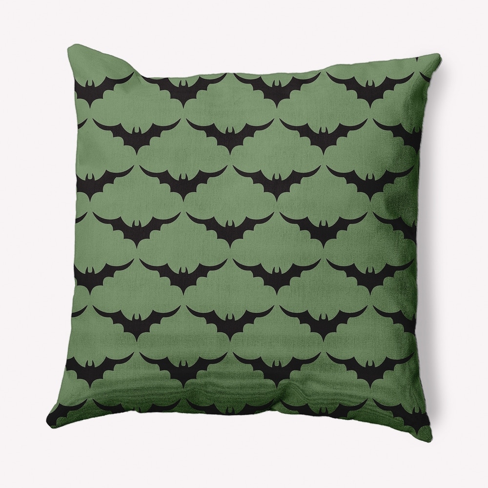 Bat Colony Halloween Indoor/Outdoor Throw Pillow