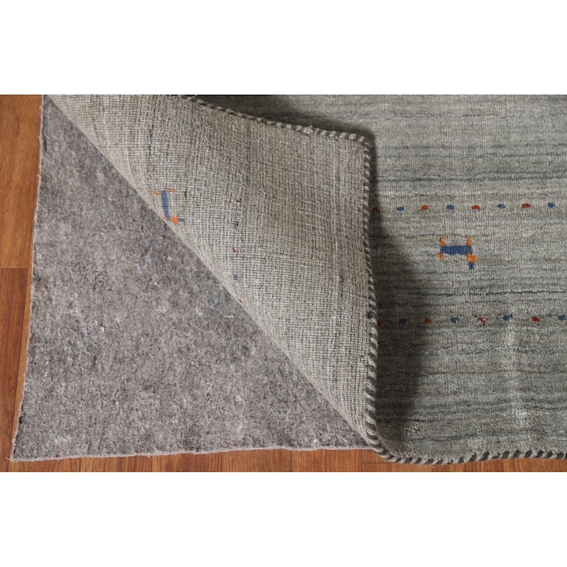 Tribal Gabbeh Oriental Area Rug Hand-Knotted Wool Carpet - 6'6"x 9'9"