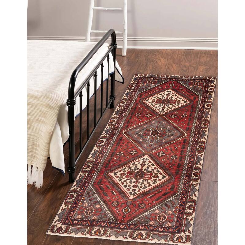 ECARPETGALLERY Hand-knotted Konya Anatolian Red Wool Rug - 4'5 x 9'4
