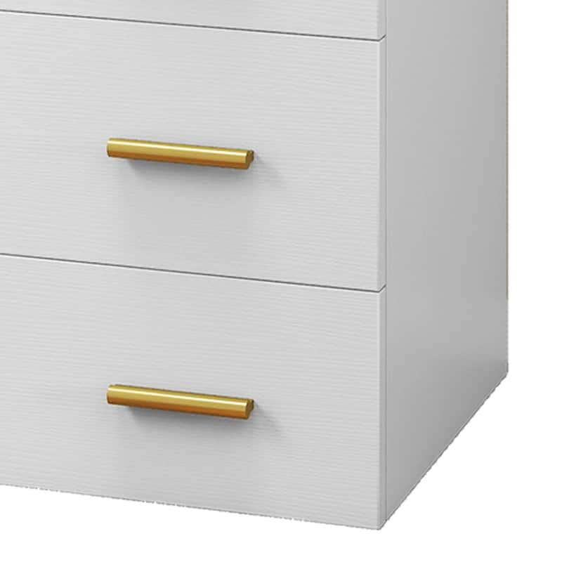 Moasis Large White Vanity Desk with 11 Drawers Mirror Lights USB and Type C Ports for Bedroom