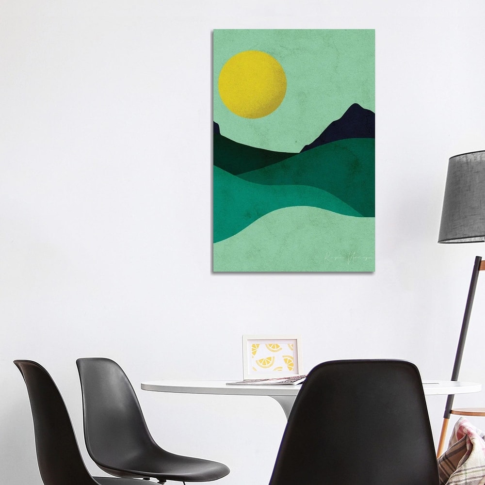 iCanvas "Chartreuse Moon" by Reyna Noriega Canvas Print