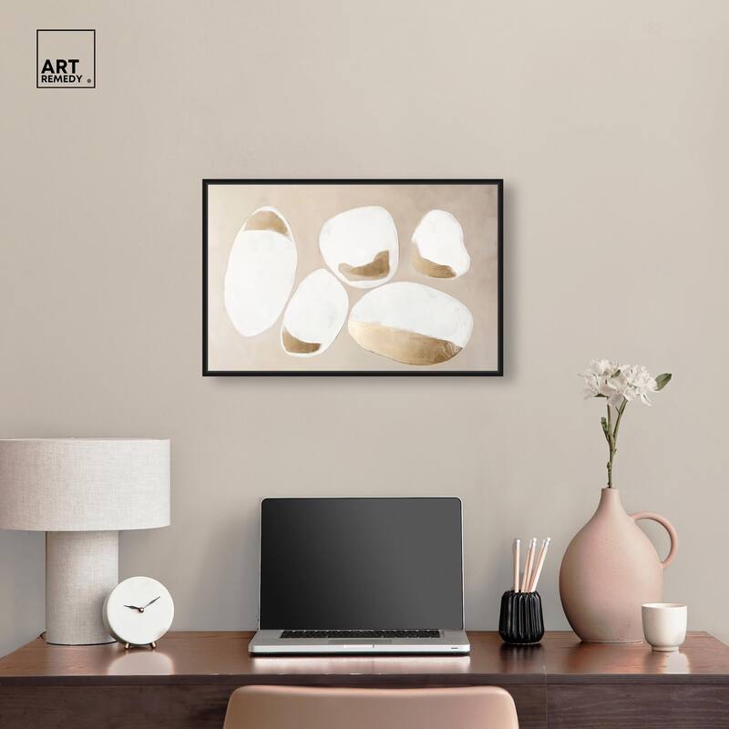 Gilded Cairn II Canvas by Art Remedy