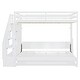 preview thumbnail 13 of 18, Solid Wood Bunk Murphy Bed Full over Full Size with Hydraulic Lift