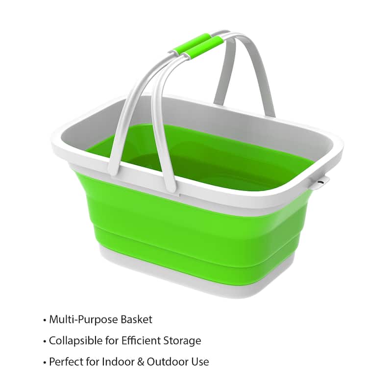 Collapsible Laundry Basket-Multiuse Organizer/Storage Container by Lavish Home