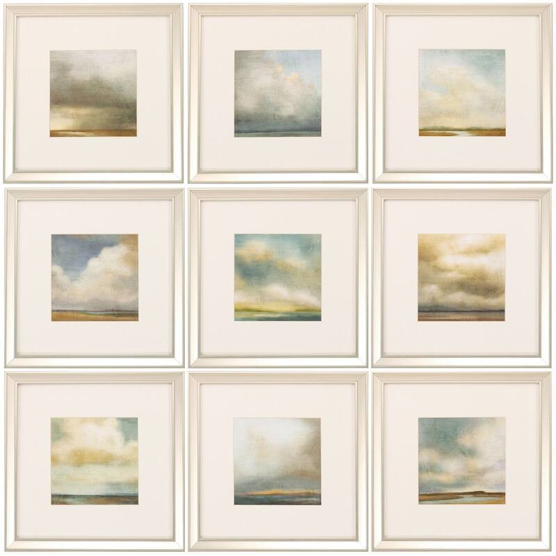 Atmosphere S/9 Framed Art Under glass - 16 X 16 X 1