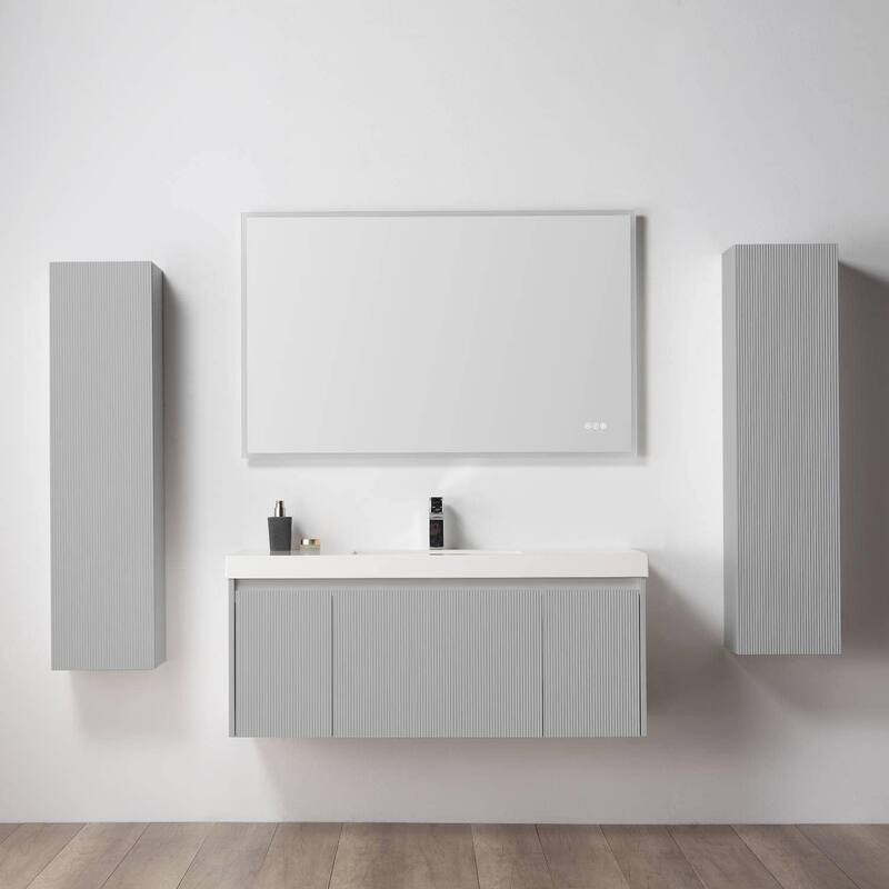 Blossom Positano 48" Floating Vanity with Sink & 2 Side Cabinets