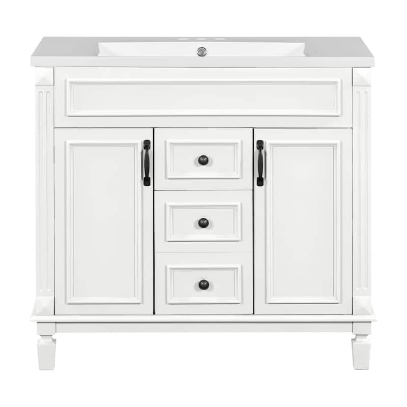 36'' Bathroom Vanity with Top Sink