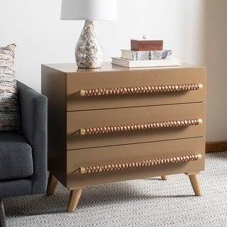 SAFAVIEH Raquel 3-Drawer Storage Bedroom Chest.