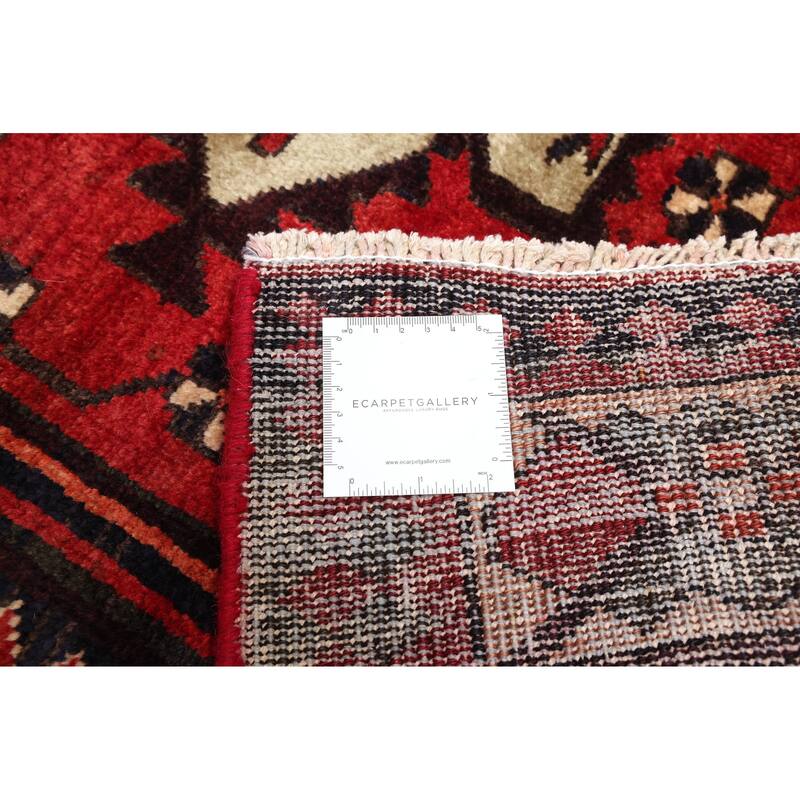 ECARPETGALLERY Hand-knotted Anatolian Vintage Dark Navy Wool Rug - 5'5 x 6'3