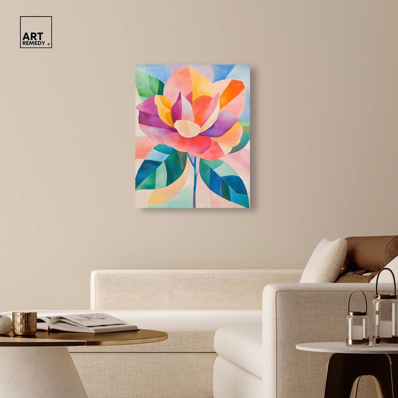Ail Geofloral I Canvas by Art Remedy, Gallery Wrapped