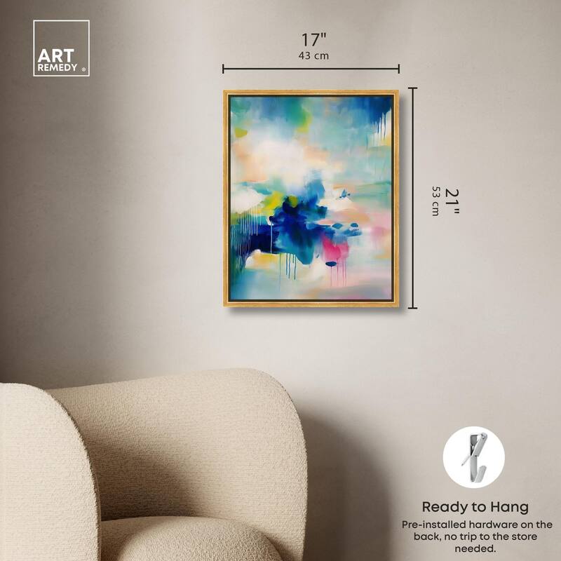 Prismatic Weeps Color II Canvas by Art Remedy