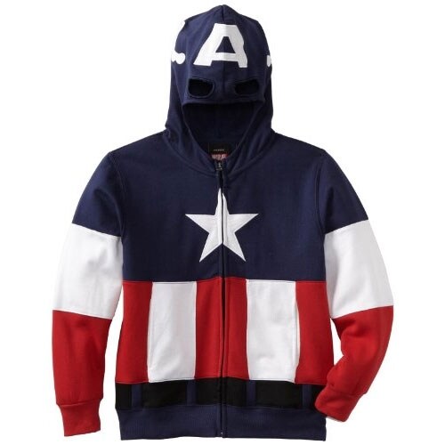 captain america zip hoodie