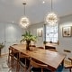 preview thumbnail 40 of 79, 8/9/12/16-Light Modern Linear Sputnik Firework Dandelion Crystal Chandelier