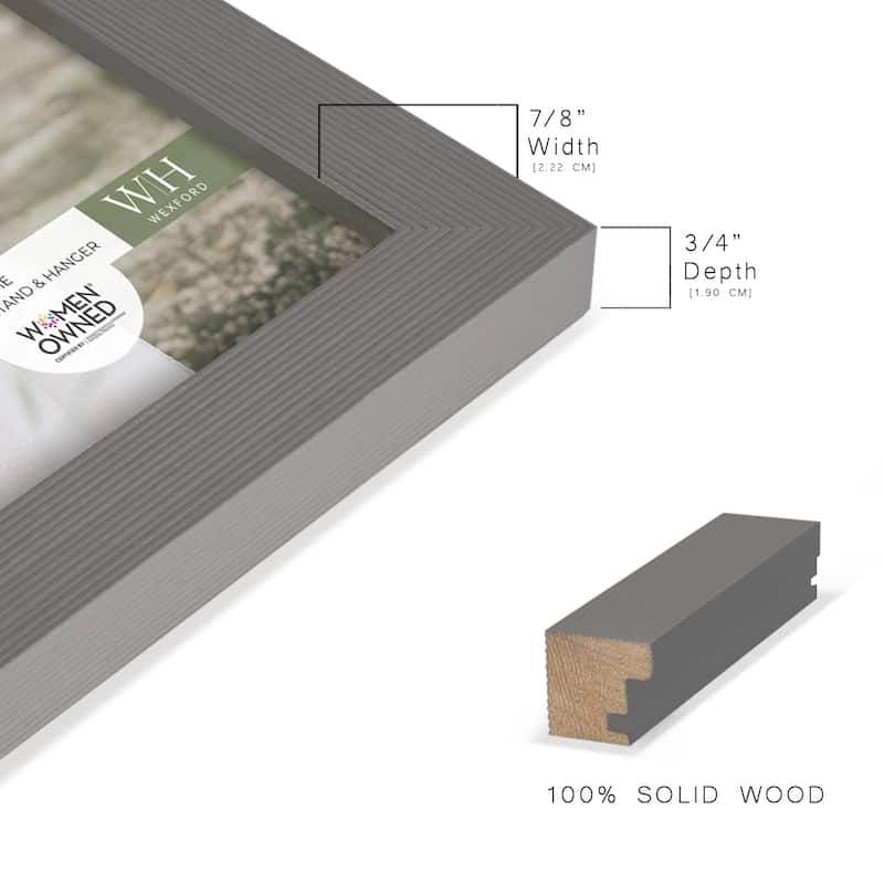 4 Piece Set Solid Wood Picture Frame