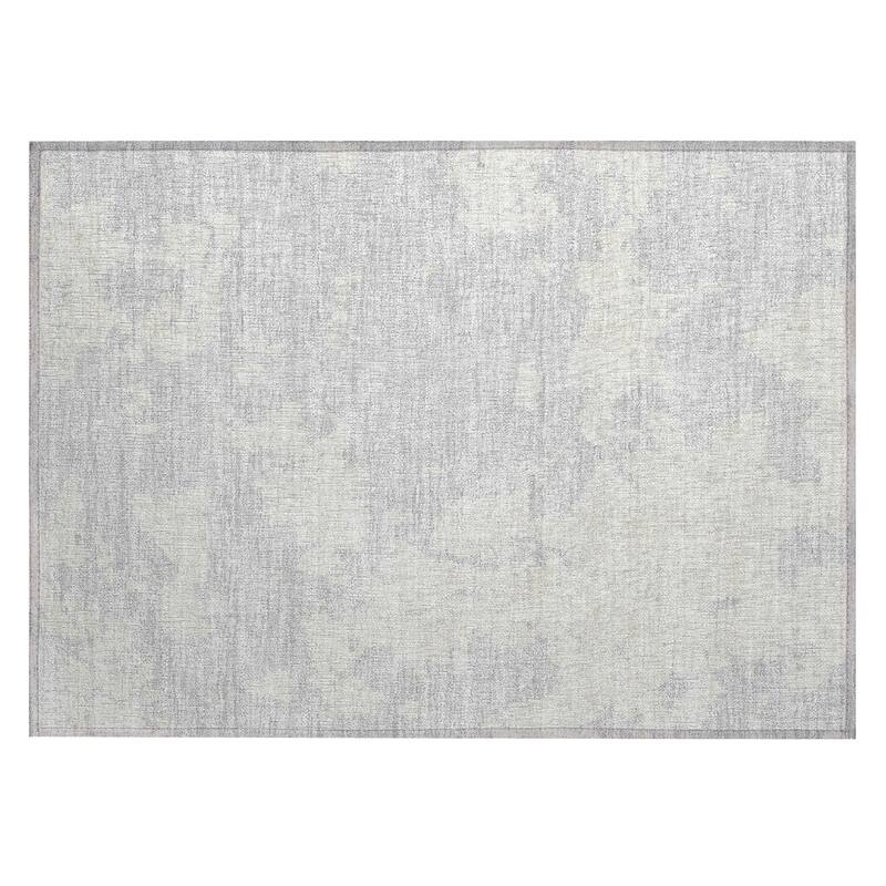 Machine Washable Indoor/ Outdoor Chantille Abstract Rug