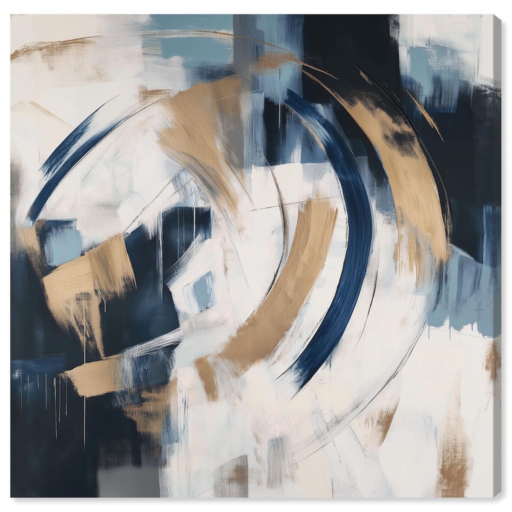 Golden Vortex I Canvas by Art Remedy, Gallery Wrapped